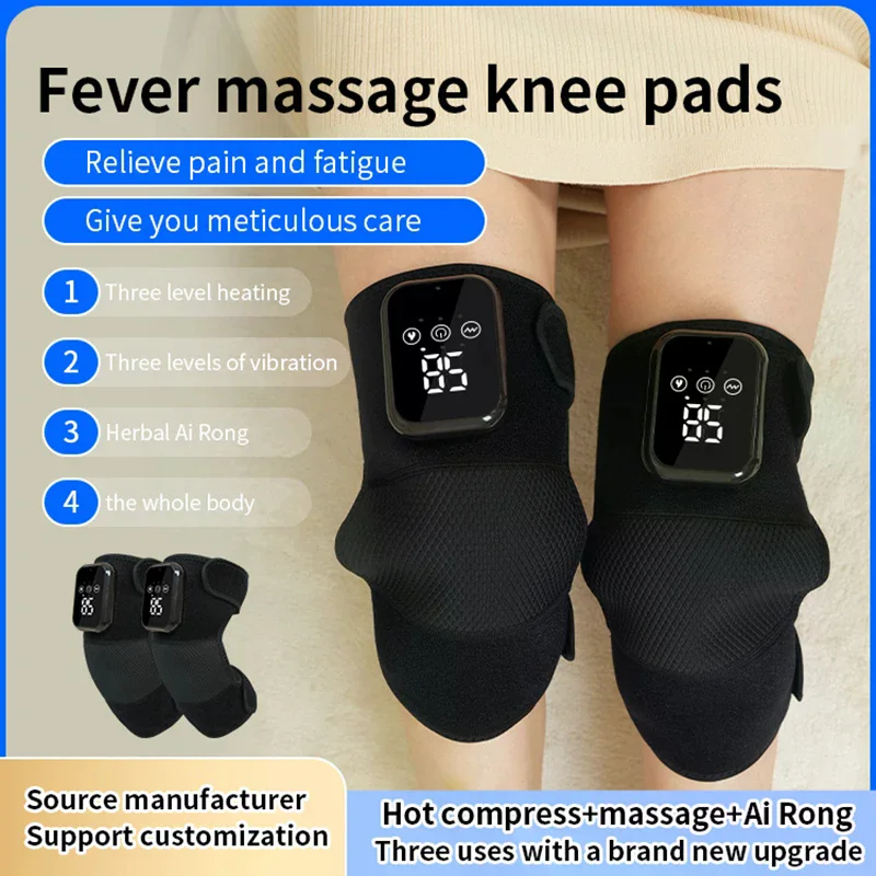 3 In 1 Knee Massager Electric Leg Joint Heating Vibration Massage Elbow Brace Arthritis Relief Fatigue Knee Support 3 in 1 knee massager electric leg joint heating vibration massage elbow brace arthritis relief fatigue knee support